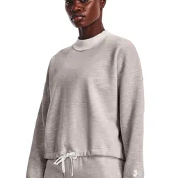 UNDER ARMOUR Essential Fleece Script Crew Neck Relaxed Fit T-Shirt-picture-53