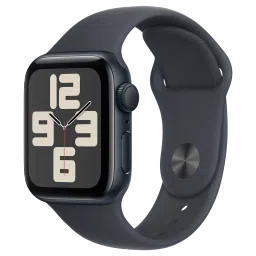 Apple Watch SE GPS with Midnight Sport Band - M/L (40mm Retina LTPO OLED Display, Midnight Aluminium Case)-picture-45