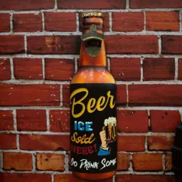 eazywagon Multicolor Metal Beer Ice Sold Here Wall Decor-picture-14
