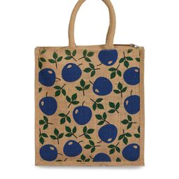 Kuber Industries Graphic Printed Shopper Jute Handheld Bag-25