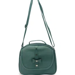 Esmoda Women Solid Structured Sling Bag-47