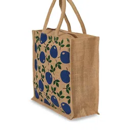 Kuber Industries Graphic Printed Shopper Jute Handheld Bag image 5