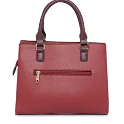 Lavie Red PU Structured Handheld Bag image 3