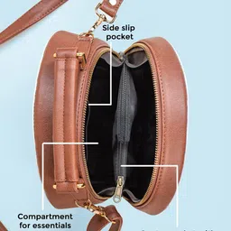 Kalankit Textured Bucket Satchel with Applique image 4