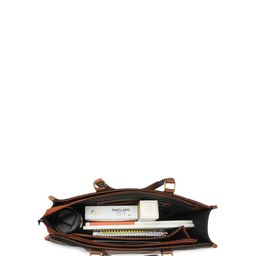 Womanix Colourblocked Structured Shoulder Bag with Applique image 4