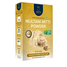 7 DAYS Natural & Pure Multani Mitti Powder For Face & Hair - 100g-13