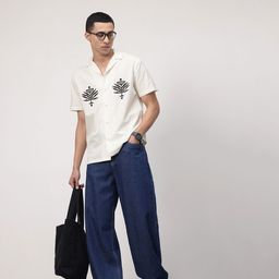 ether Pure Cotton Hand Block Printed Relaxed Fit Casual Shirt-image-92