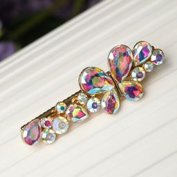 PRITA BY PRIYAASI Women Gold-Toned & Pink Alligator Hair Clip-40
