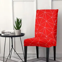 Aura Red & White Printed Chair Covers-29