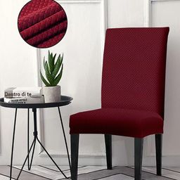Cortina Maroon Chair Cover-image-30