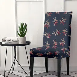 Aura Grey & Red Printed Chair Covers-21