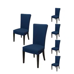 Nendle Set Of 6 Navy Blue Chair Cover-26