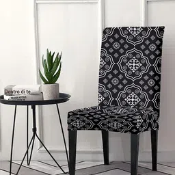 Aura Black & White Printed Chair Covers-image-90