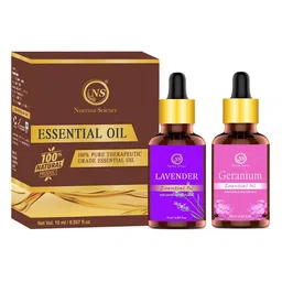 Nuerma Science 2-Pcs Lavender & Geranium Essential Oil - 15ml Each image 1