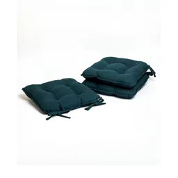 SKANDA FAB Green 3 Pieces Pure Cotton Chair Pads-image-25