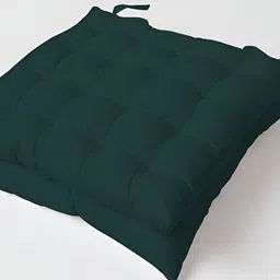 SKANDA FAB Green 2 Pieces Durable Pure Cotton Chair Pads-picture-41