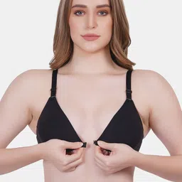 Reveira Medium Coverage Non Padded Front Open Everyday Bra- All Day Comfort image 2