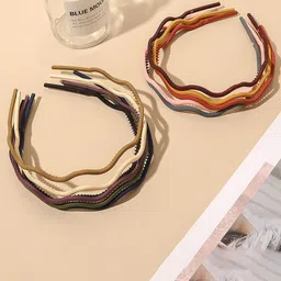 VAGHBHATT Set of 6 Zig Zag Hairband-42