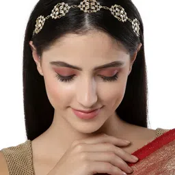 KARATCART Women Gold-Toned Embellished Hairband-54