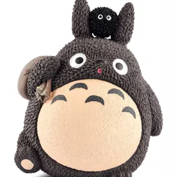 COMICSENSE Grey & Brown Forest Spirit With Soot Spirit Piggy Textured Bank-image-74