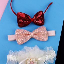 Krelin Girls Set Of 3 Durable Quality Hairband-58