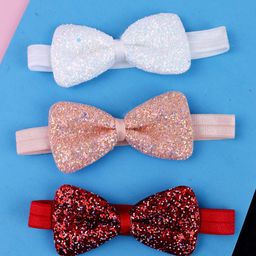 FIMBUL Girls Set Of 3 Bow Embellished Hairbands-49