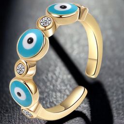 MYKI Gold-Plated Adjustable Finger Ring-image-29