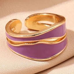 SALTY Blair Enamel Detail Finger Ring-20
