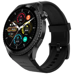 noise Origin Smartwatch with Bluetooth Calling (37.08mm AMOLED Display, 3ATM Water Resistant, Jet Black Strap) image 3