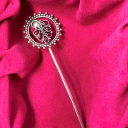 Arte Jewels Women Silver Hairstick-32