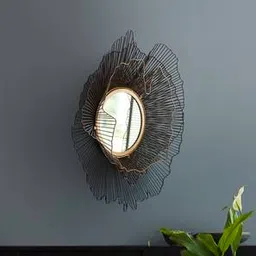 orange tree Black And Brown Glass Wall Mirror-picture-5