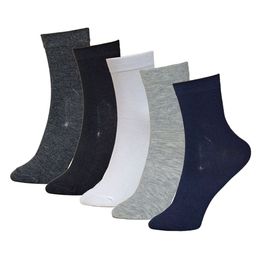 BAESD Men Pack Of 5 Pure Cotton Ankle-Length Socks-16
