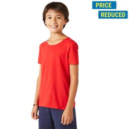 Boys Basic Cotton T-Shirt - Red-image-23