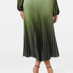 Forever New Evangeline Ombre Printed Maxi A-Line Skirt-59