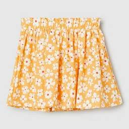max Girls Printed Flared Mini Skirt-image-90