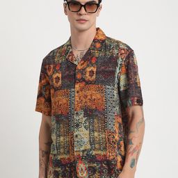 THE BEAR HOUSE Abstract Printed Casual Shirt-picture-21