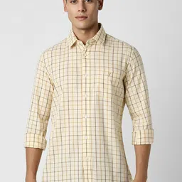 Van Heusen Sport Men Slim Fit Opaque Checked Casual Shirt-image-36
