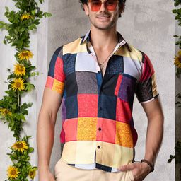 BAESD Men Standard Opaque Checked Casual Shirt-picture-34