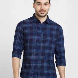 SPYKAR Checked Classic Cotton Casual Shirt-picture-48