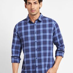 Being Human Men Slim Fit Tartan Checks Opaque Checked Casual Shirt-picture-23