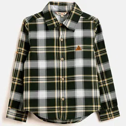 Stylo Bug Boys Slim Fit Tartan Checks Opaque Checked Casual Shirt-image-70