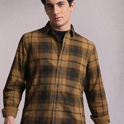 LOCOMOTIVE Premium Checked Regular Shirt-image-67
