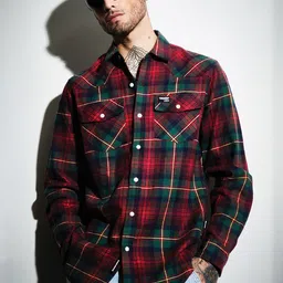 Bonkers Corner Plaid Regular Fit Shirt-picture-31