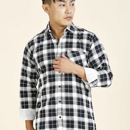 TRYBUY.IN Men Standard Tartan Checks Casual Shirt-image-93