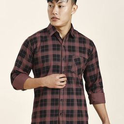 TRYBUY.IN Men Standard Tartan Checks Opaque Checked Casual Shirt-image-71