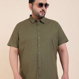 Sztori Checked Spread Collar Casual Shirt-image-21