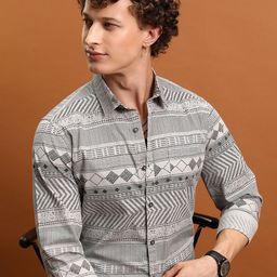 Ketch Men Slim Fit All Over Printed Shirt-image-25