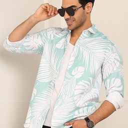 FUBAR Slim Fit Floral Printed Casual Shirt-picture-2
