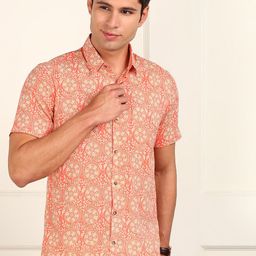 FUBAR Slim Fit Ethnic Motifs Printed Casual Shirt-image-95