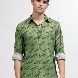 True Religion Men Opaque Printed Casual Shirt-6